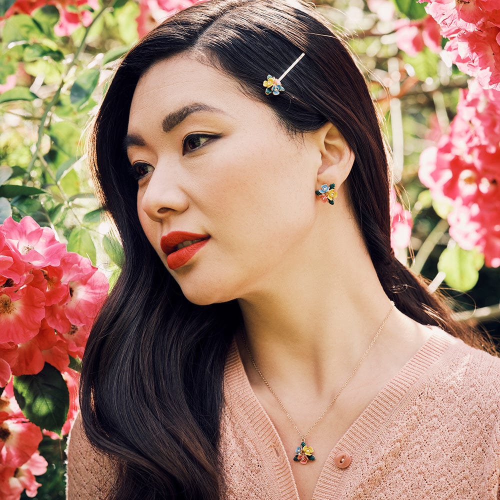 Flower stud earrings Lovett & Co
