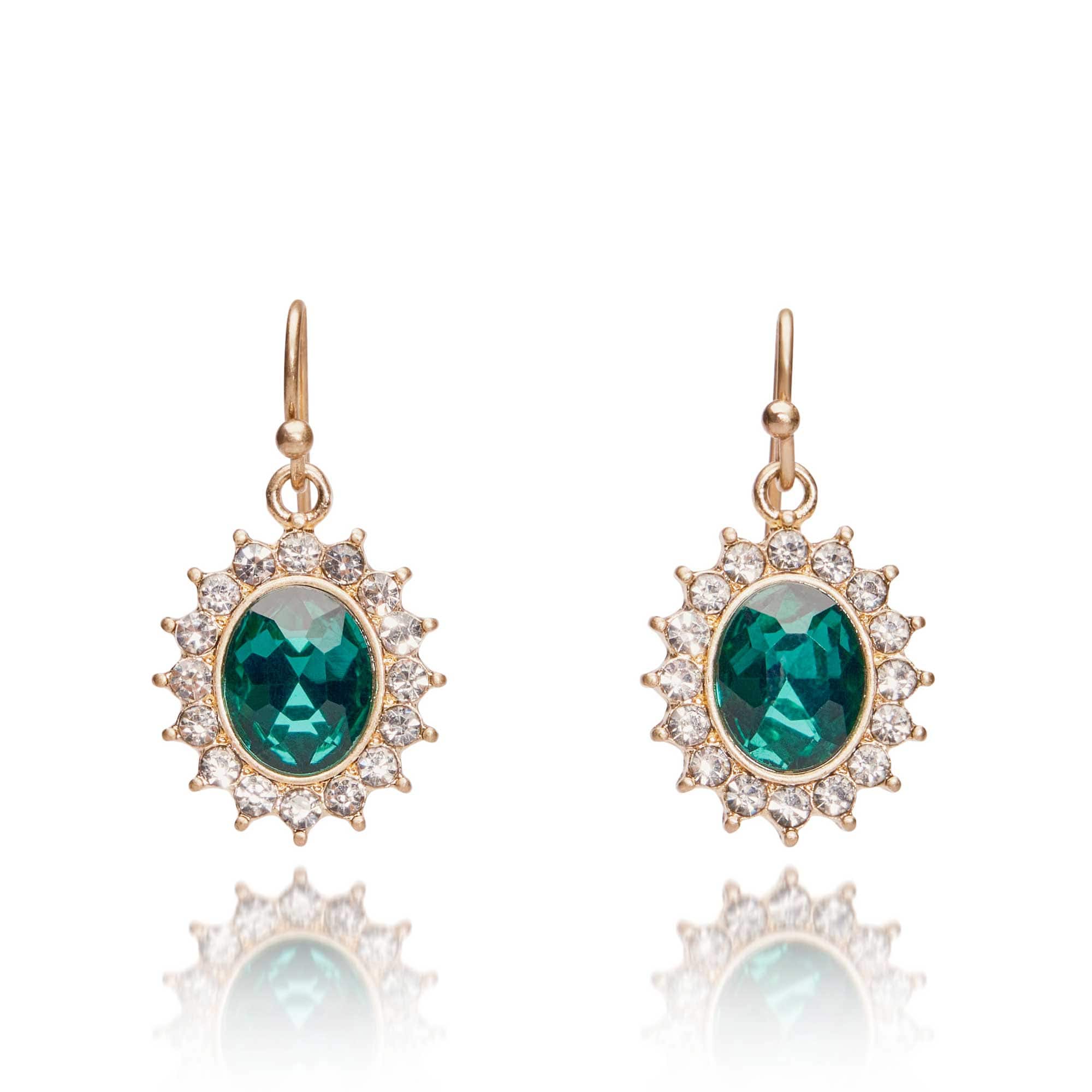 Emerald Drop Earrings Lovett & Co