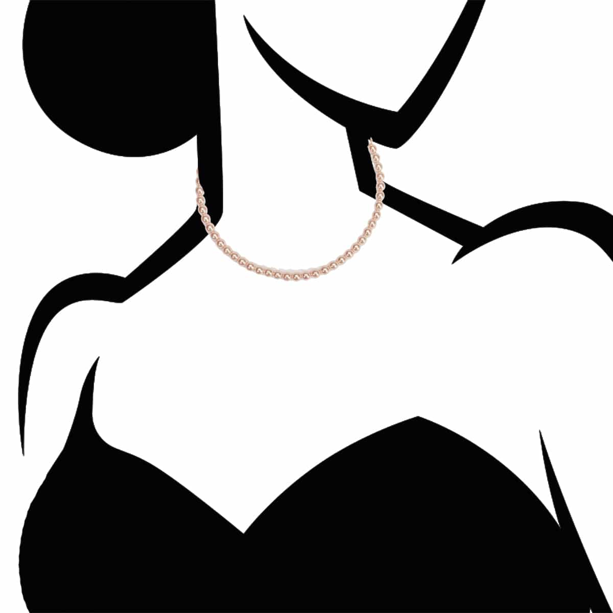 1950s Pink Pearl earrings and necklace set by Lovett & Co