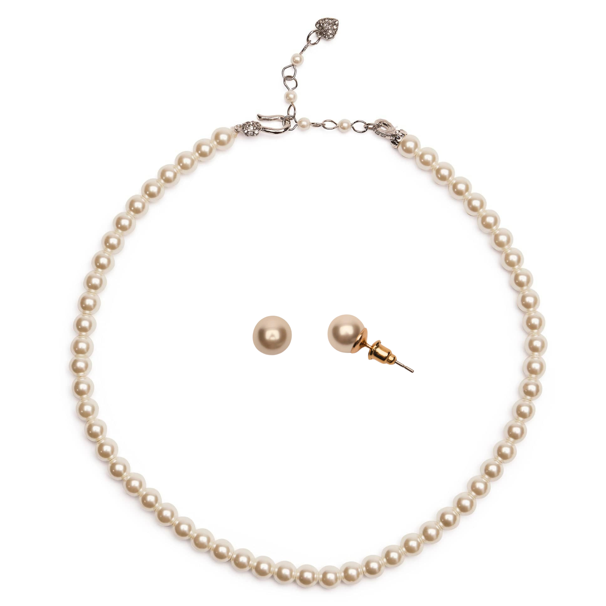 Grace Kelly Style matching pearl earring and necklace set : £12 gift box is FREE