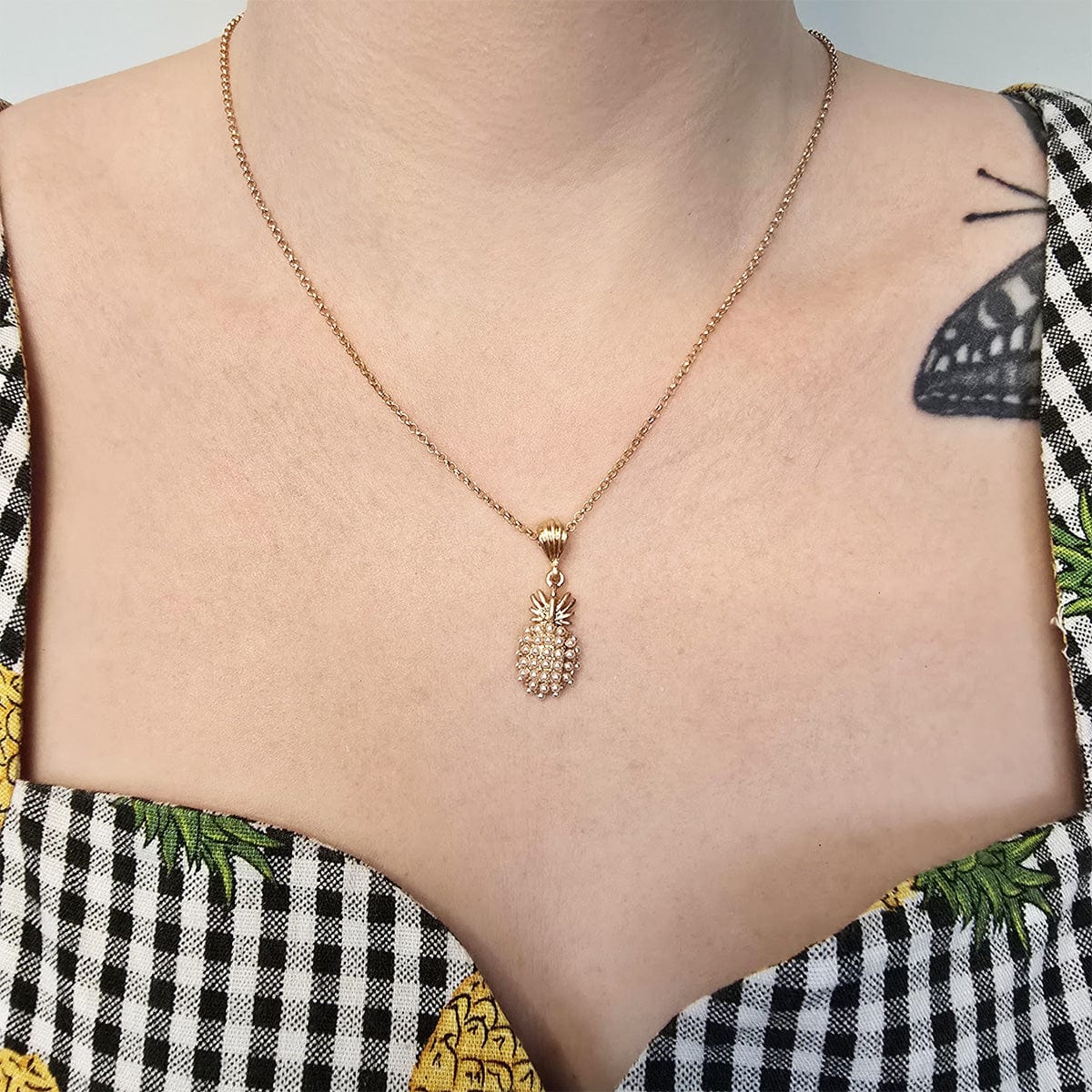 Tropical Pearl Pineapple Neckace Lovett & Co