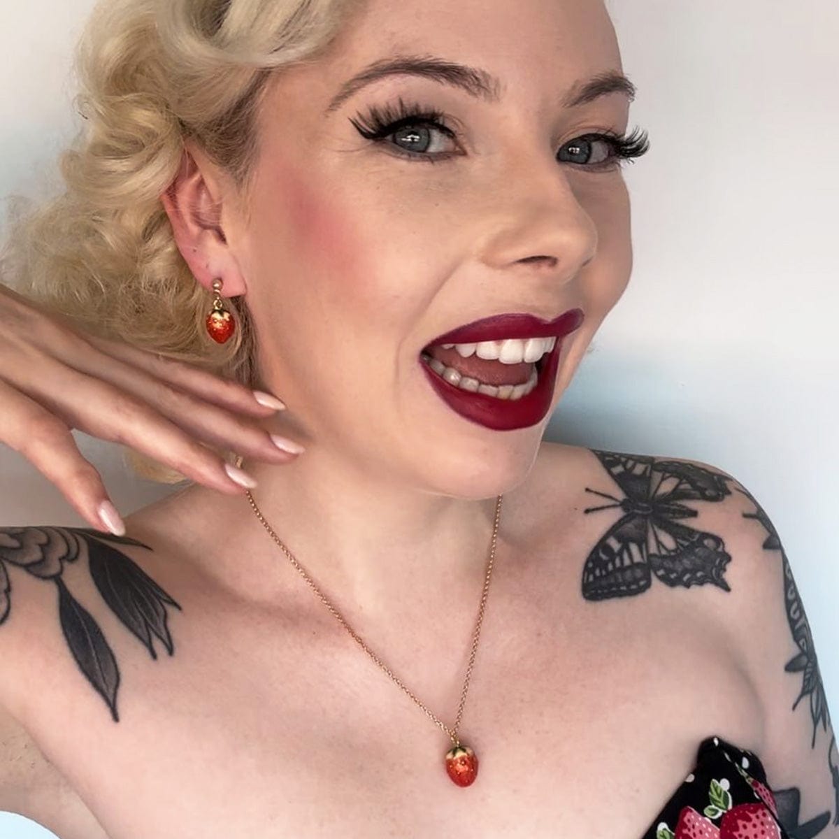 1950s Novelty Strawberry Necklace Lovett & Co