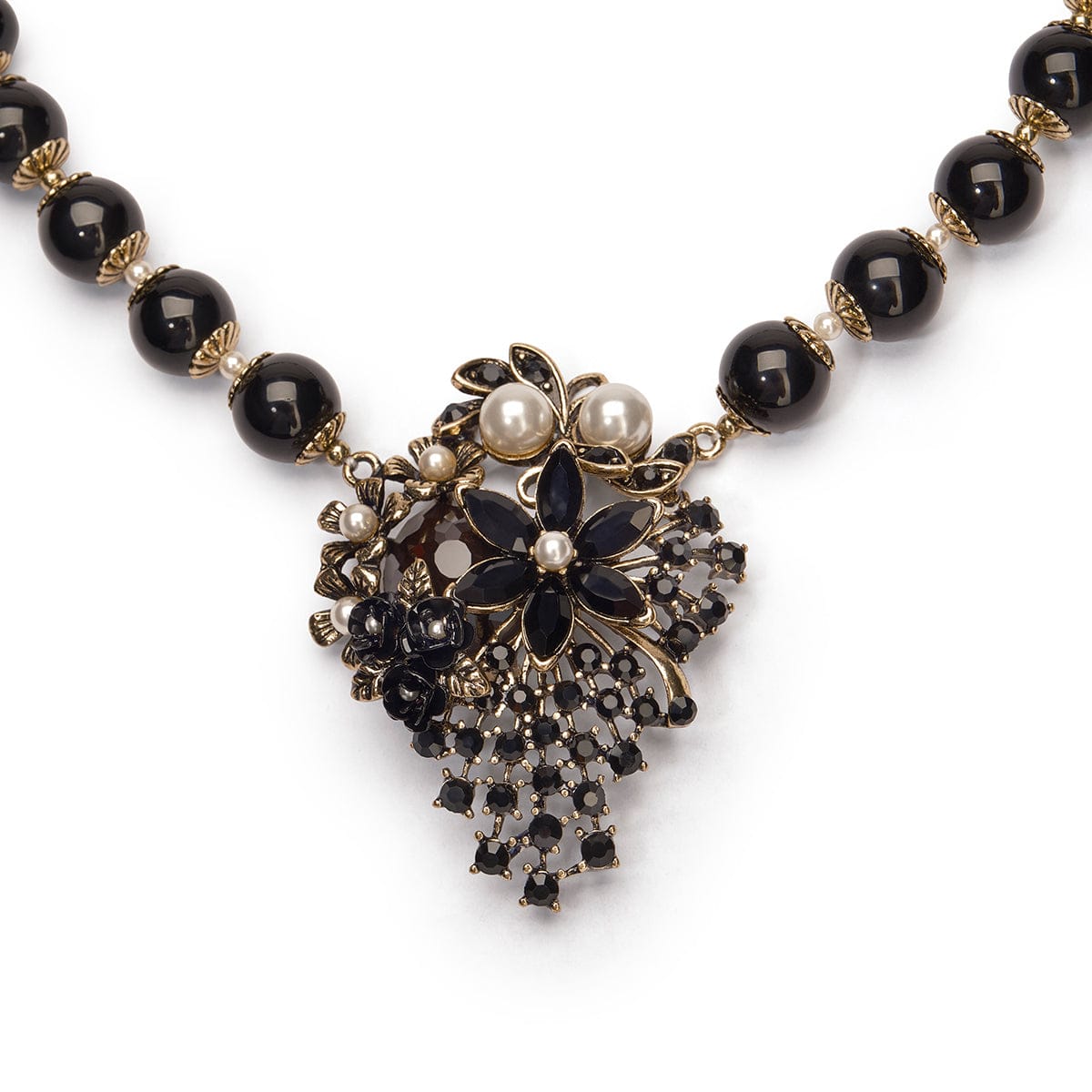Jet Inspired Miriam Haskell Necklace Lovett & Co