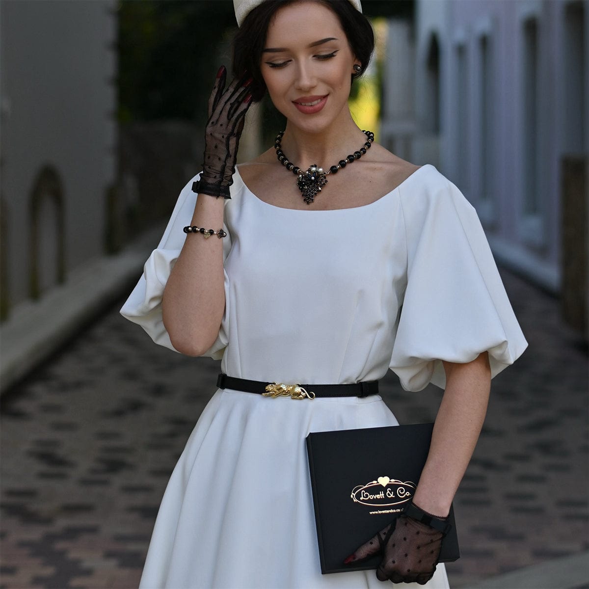 Jet Inspired Miriam Haskell Necklace Lovett & Co