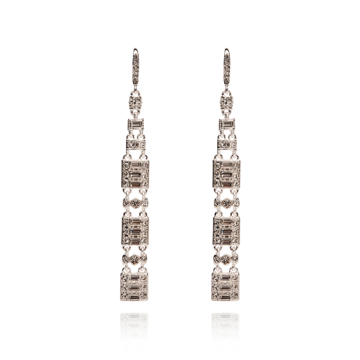 Crystal Empire State Drop Earrings by Lovett and Co.