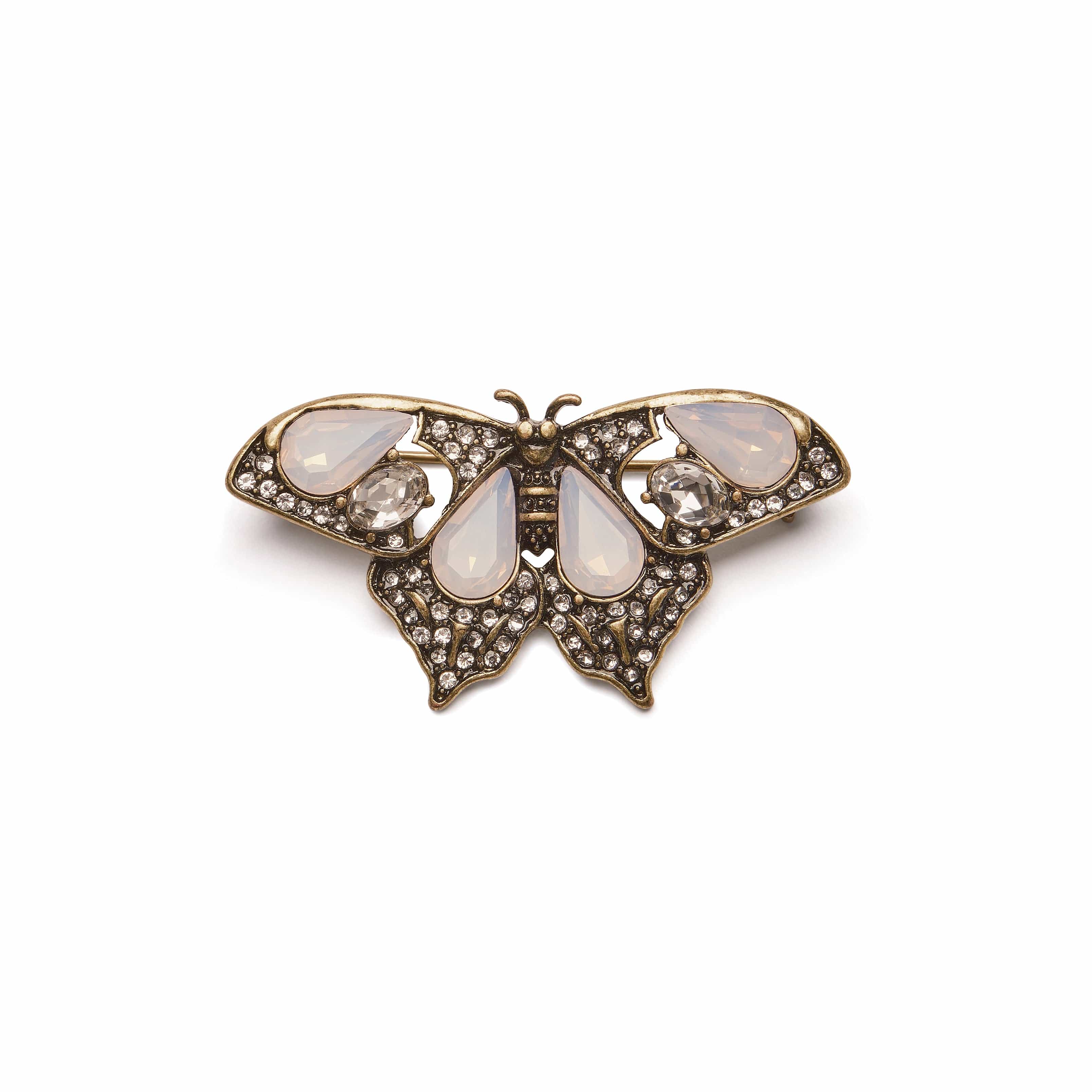 Pink Vintage butterfly Brooch Lovett & Co
