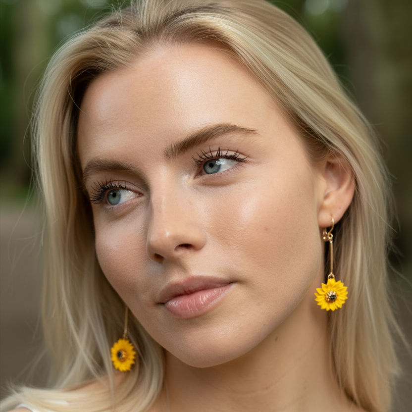 Sunflower Earrings
