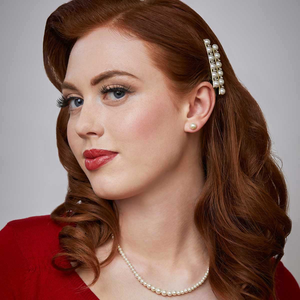 Graduated Pearl Necklace 18in