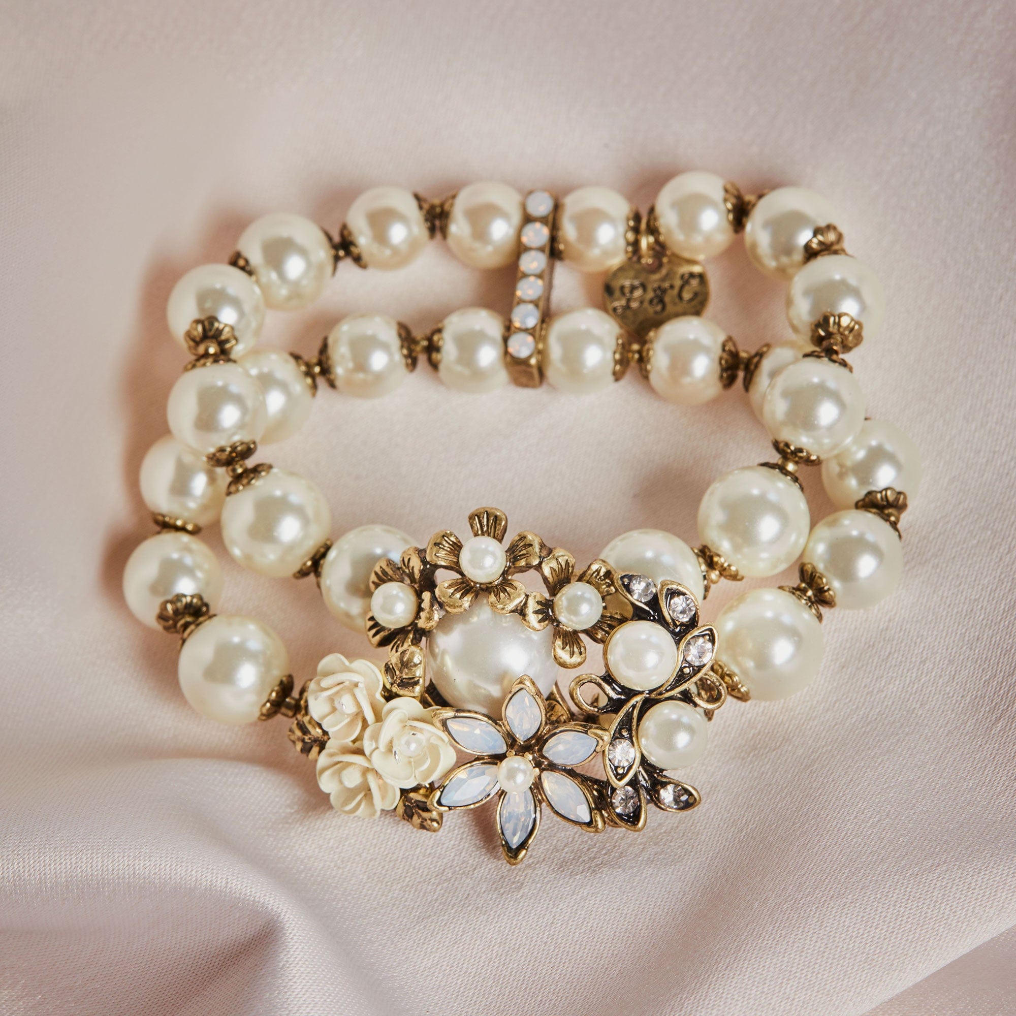 Miriam Haskell Inspired Pearl Bracelet Lovett & Co