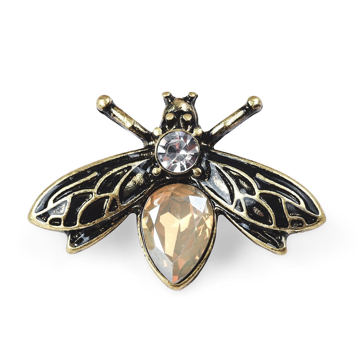 Crystal Bug brooch Lovett & Co
