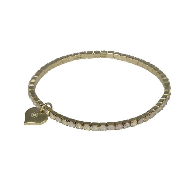Diamante Stretch Bracelets (black diamond with gold plating) Diamante Stretch Bracelet (black diamond with gold plating)