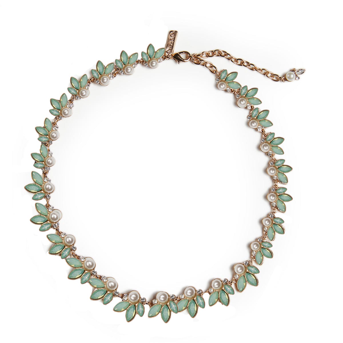 Pacific Opal Leaf Necklace