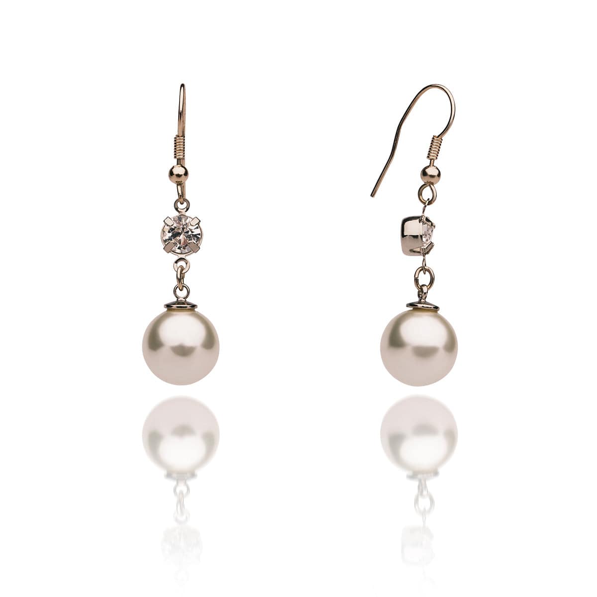 Swarovski Crystal & Pearl Drop Earrings  Lovett & Co