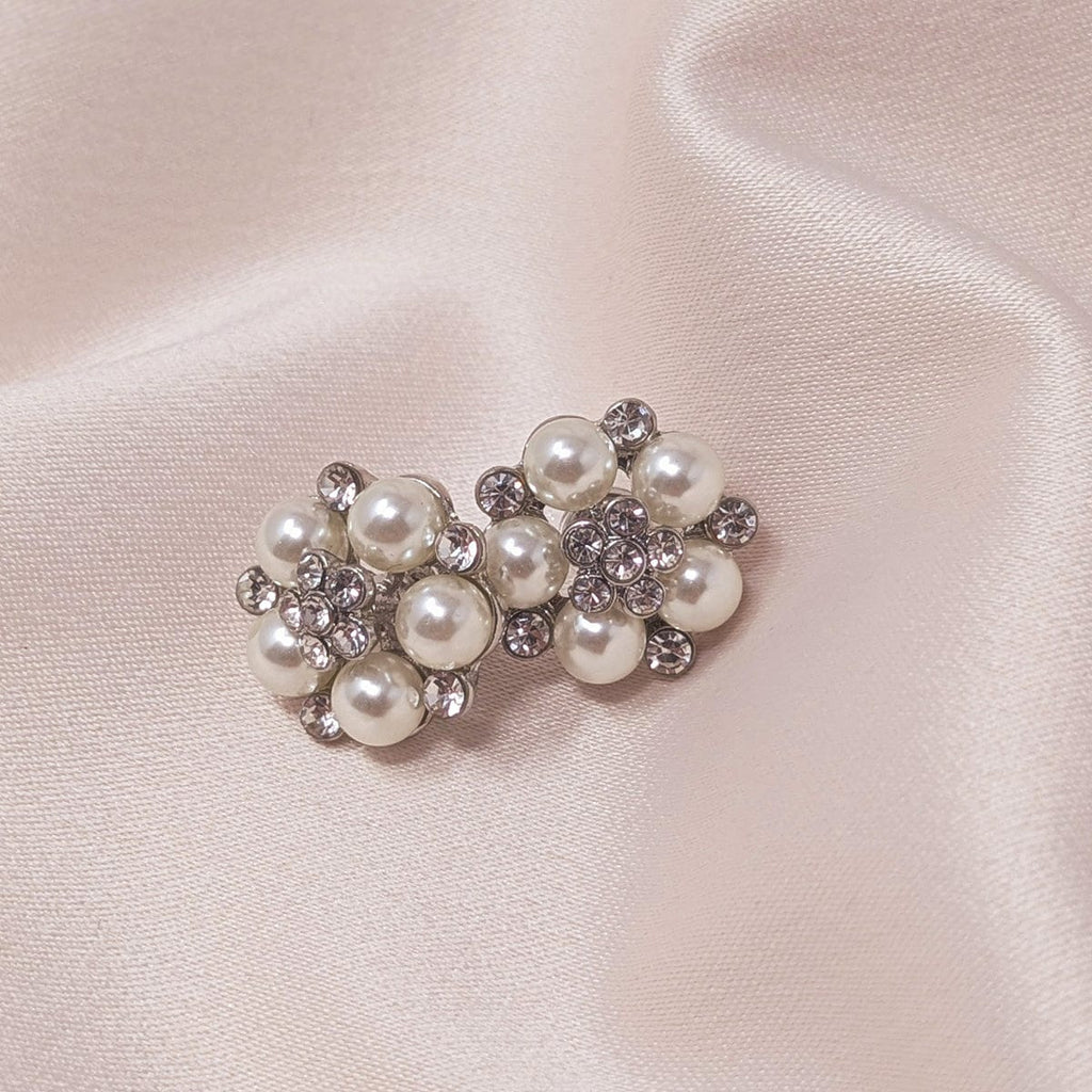 Audrey Hepburn Earrings: Vintage Style Bridal Pearl Studs