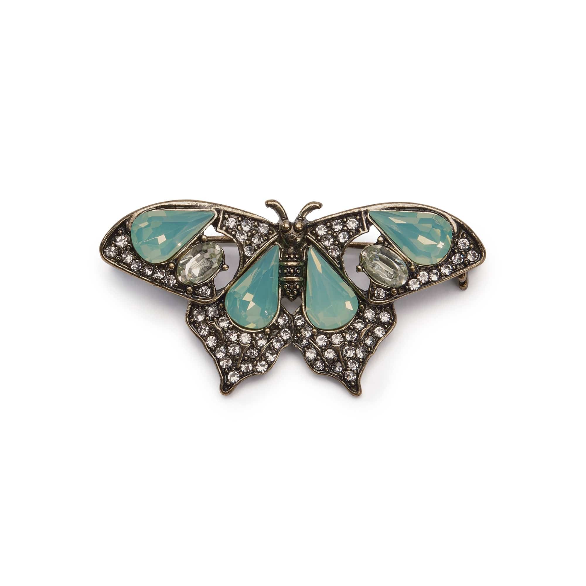 Green Vintage Butterfly  Brooch  Lovett & Co