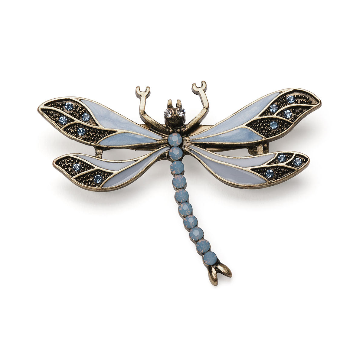 Dragonfly Brooch Light Blue
