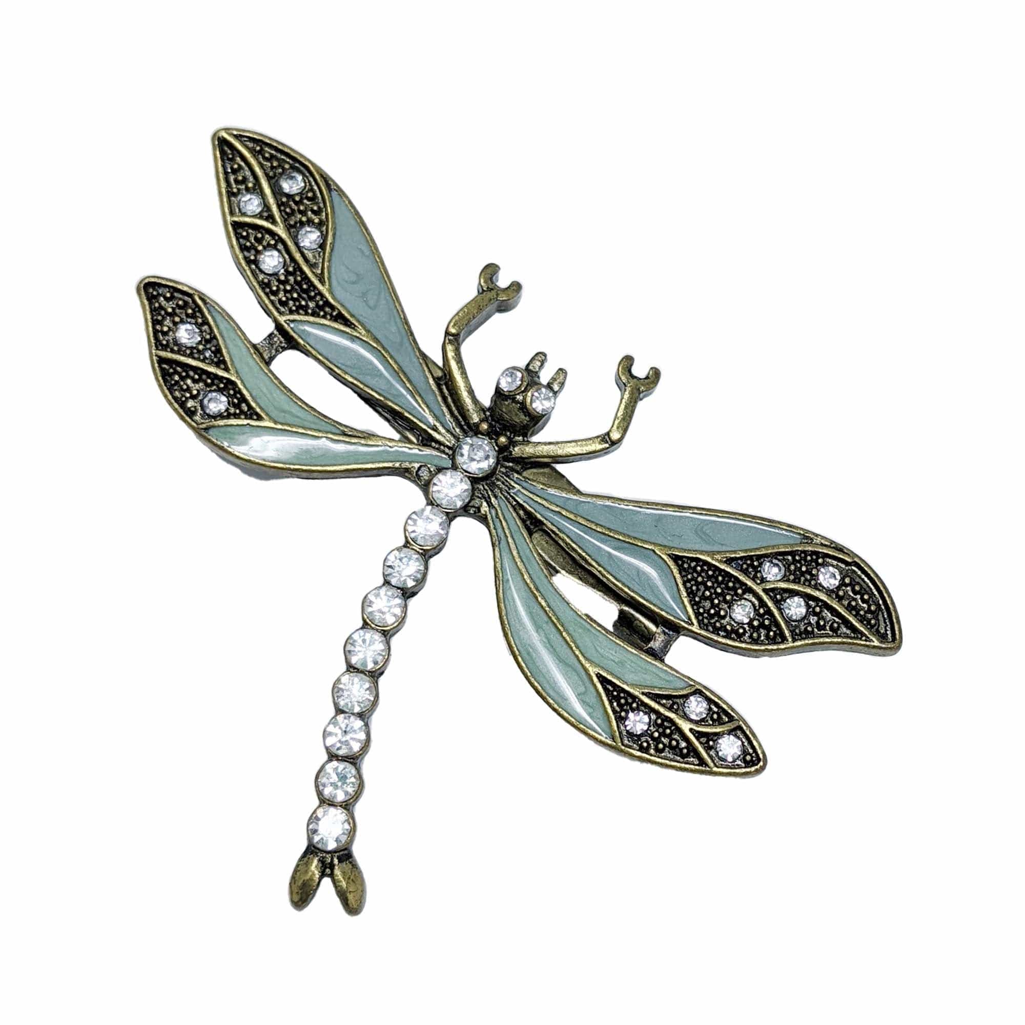 Vintage style 1920s inspired Dragonfly Brooch by lovett & Co