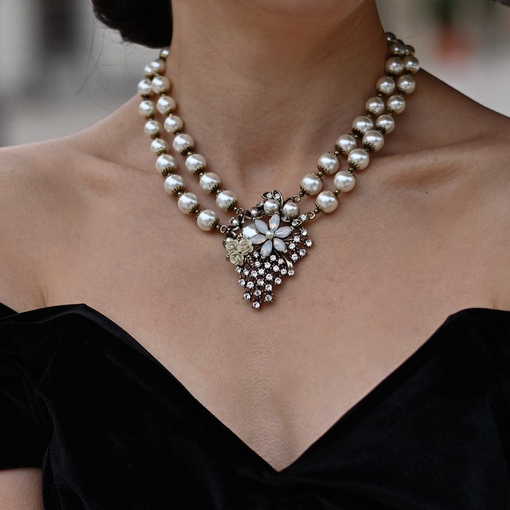 Miriam Haskell Necklace, Stud Earrings and Bracelet Gift Box Set  Lovett & Co