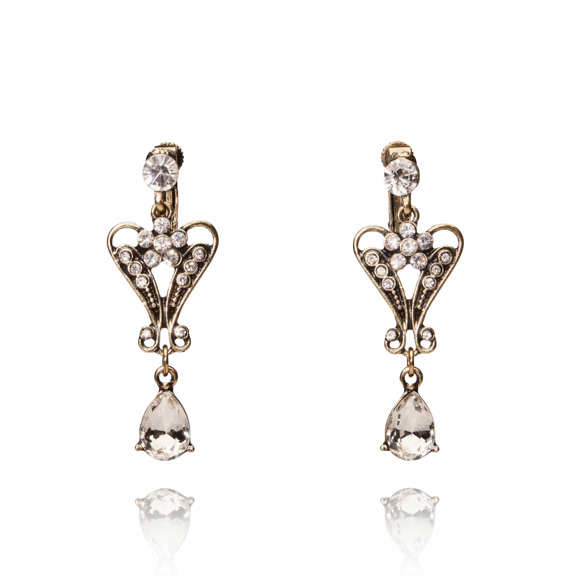 Pendeloque Drop Crystal Earrings  Lovett & Co