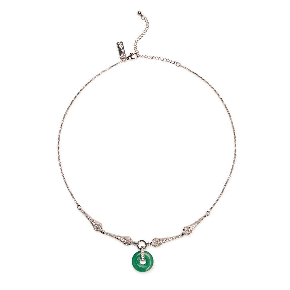 Art Deco Jade Pendant