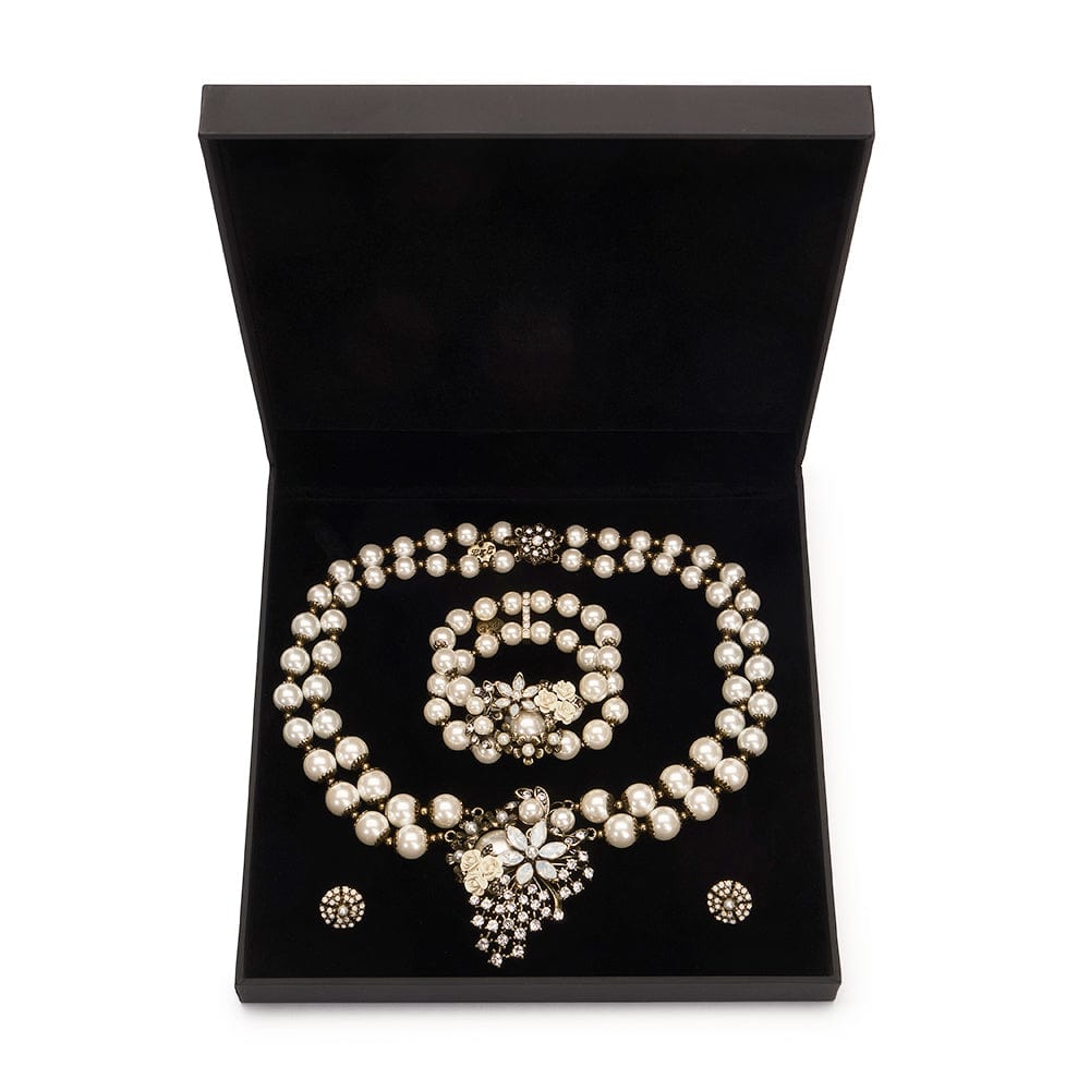 Miriam Haskell Necklace, Stud Earrings and Bracelet Gift Box Set £12 Gift Set Box is FREE