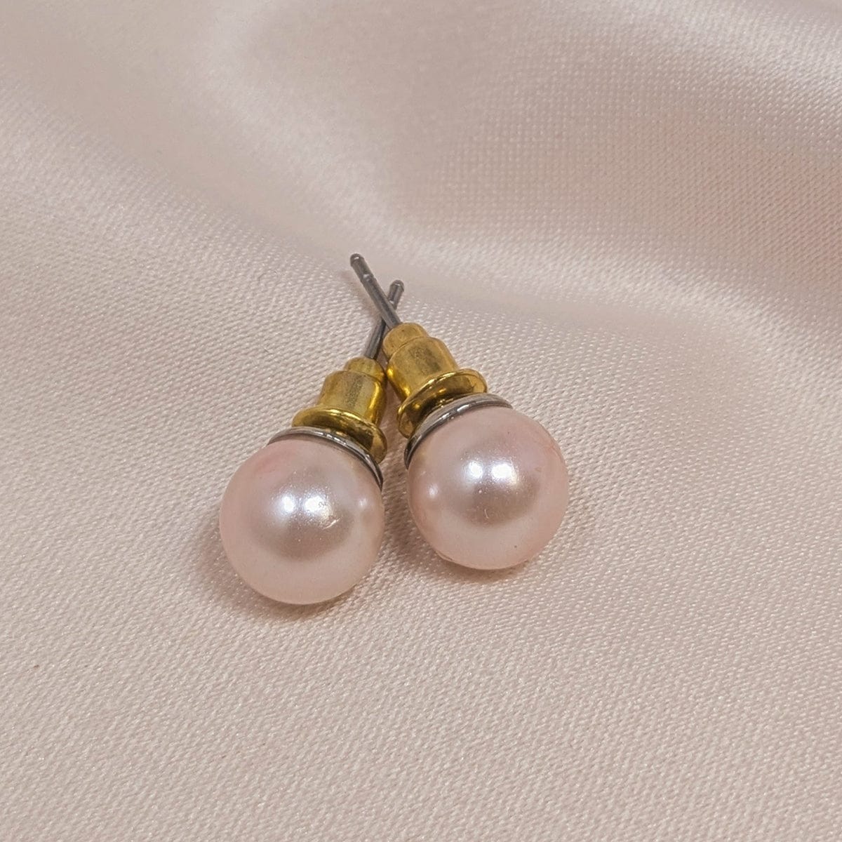 1950s Pink Pearl Earrings  Lovett & Co