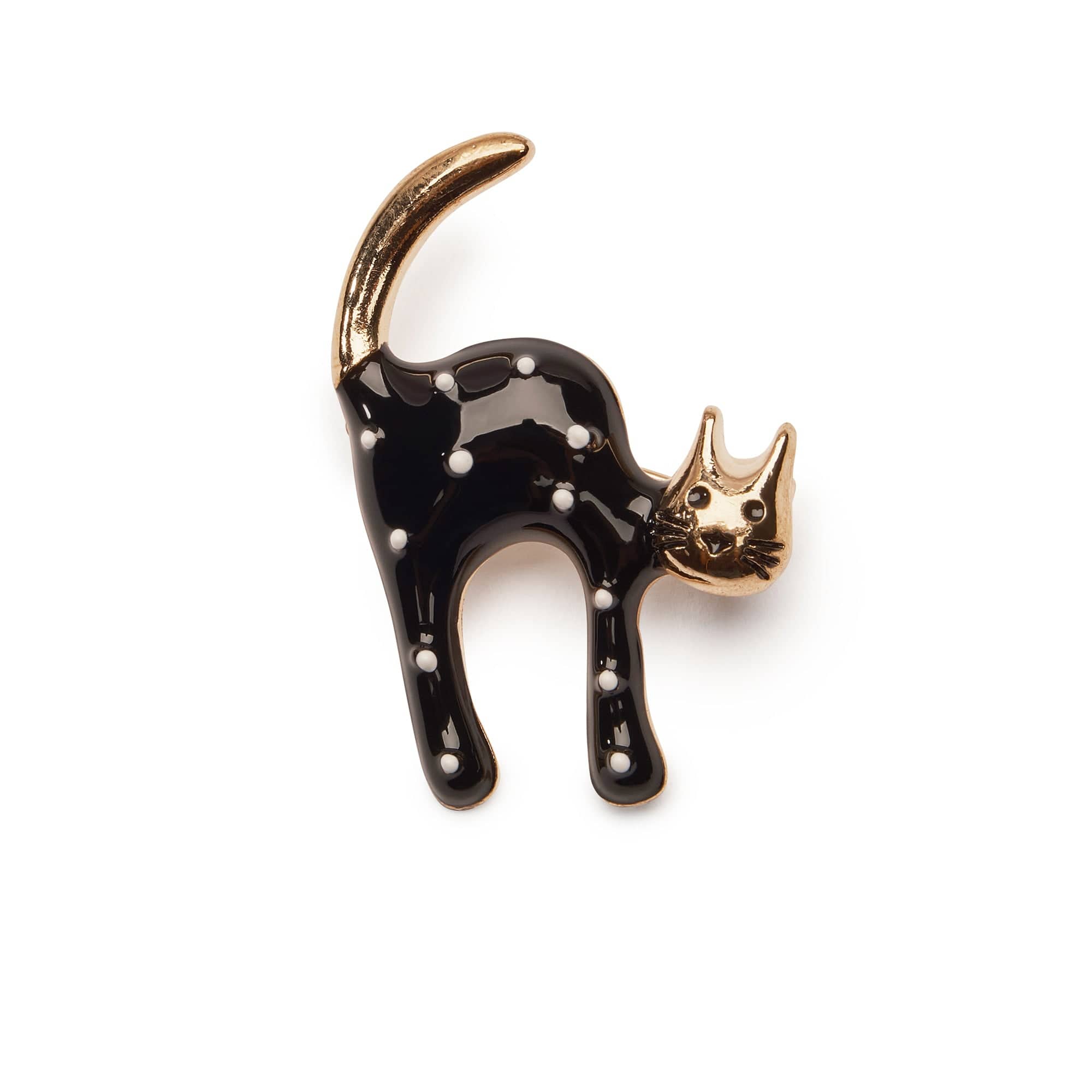 Novelty Black Cat Vintage Brooch  Lovett & Co