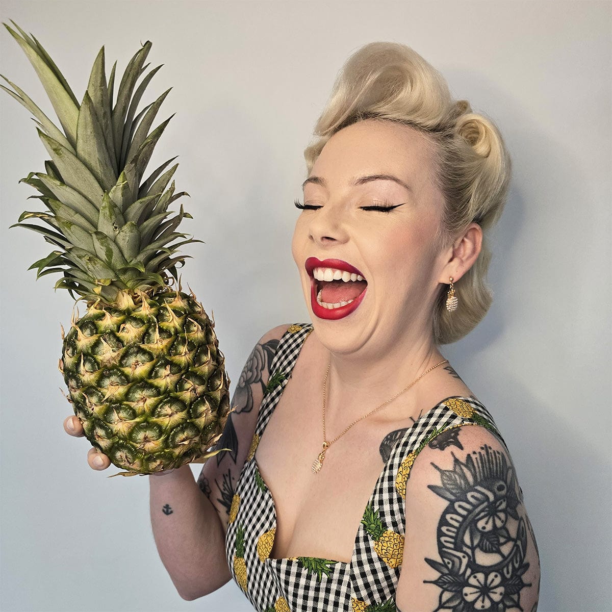 Tropical Pearl Pineapple Neckace  Lovett & Co