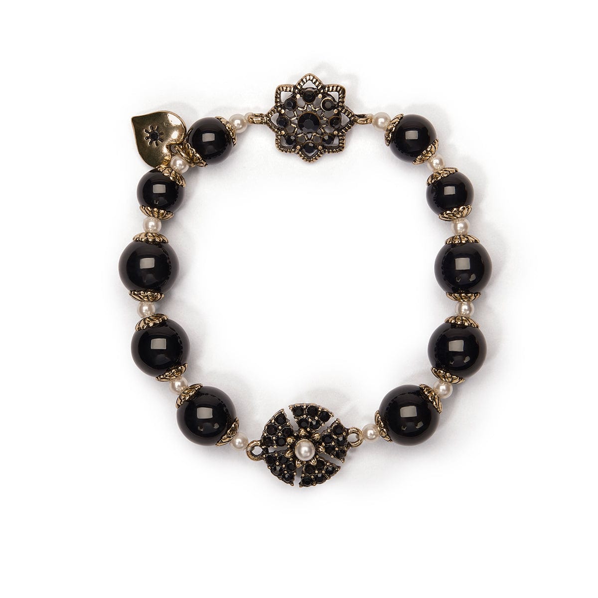 Jet Inspired Miriam Haskell Bracelet  Lovett & Co