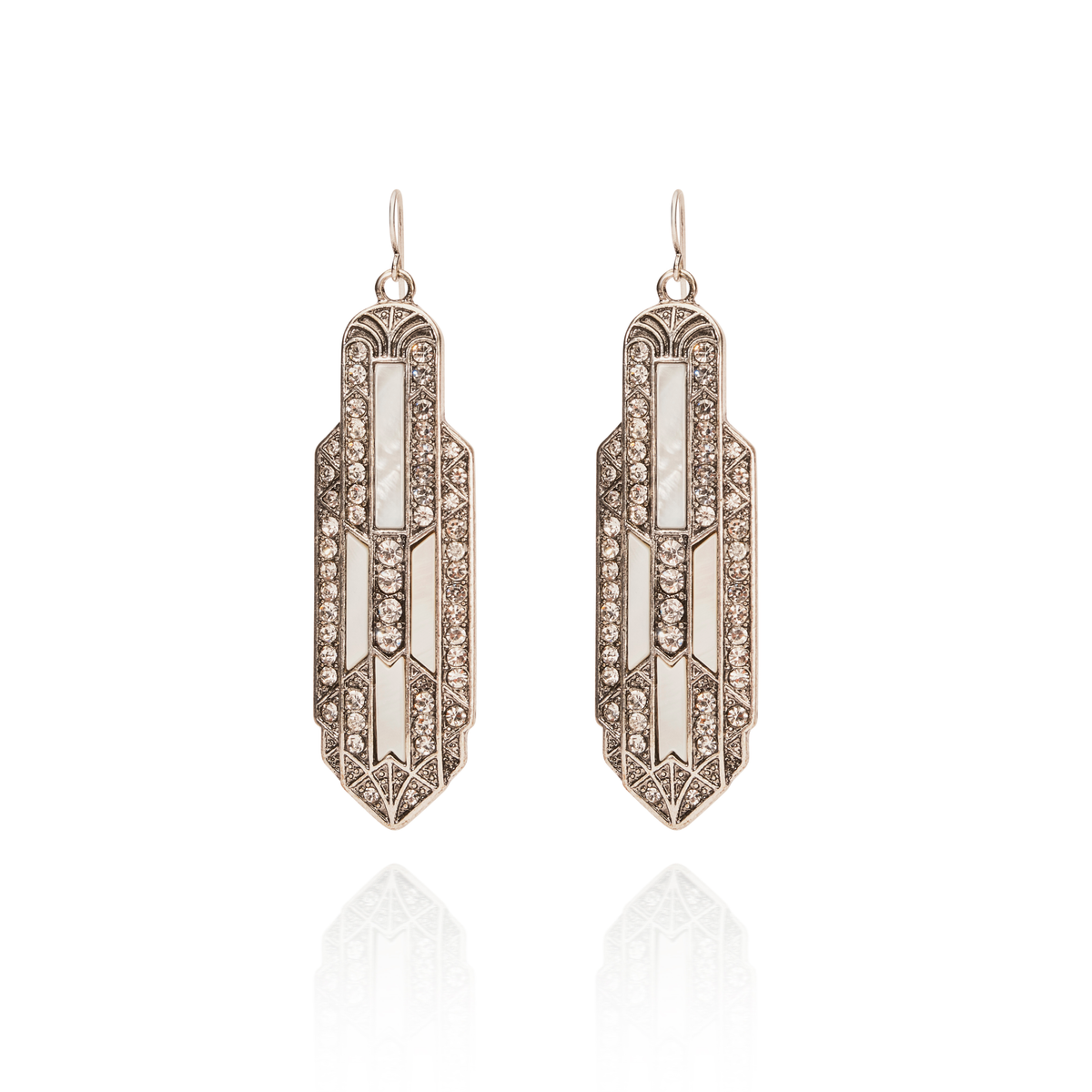 Art Deco Empire State Earrings by Lovett and Co.