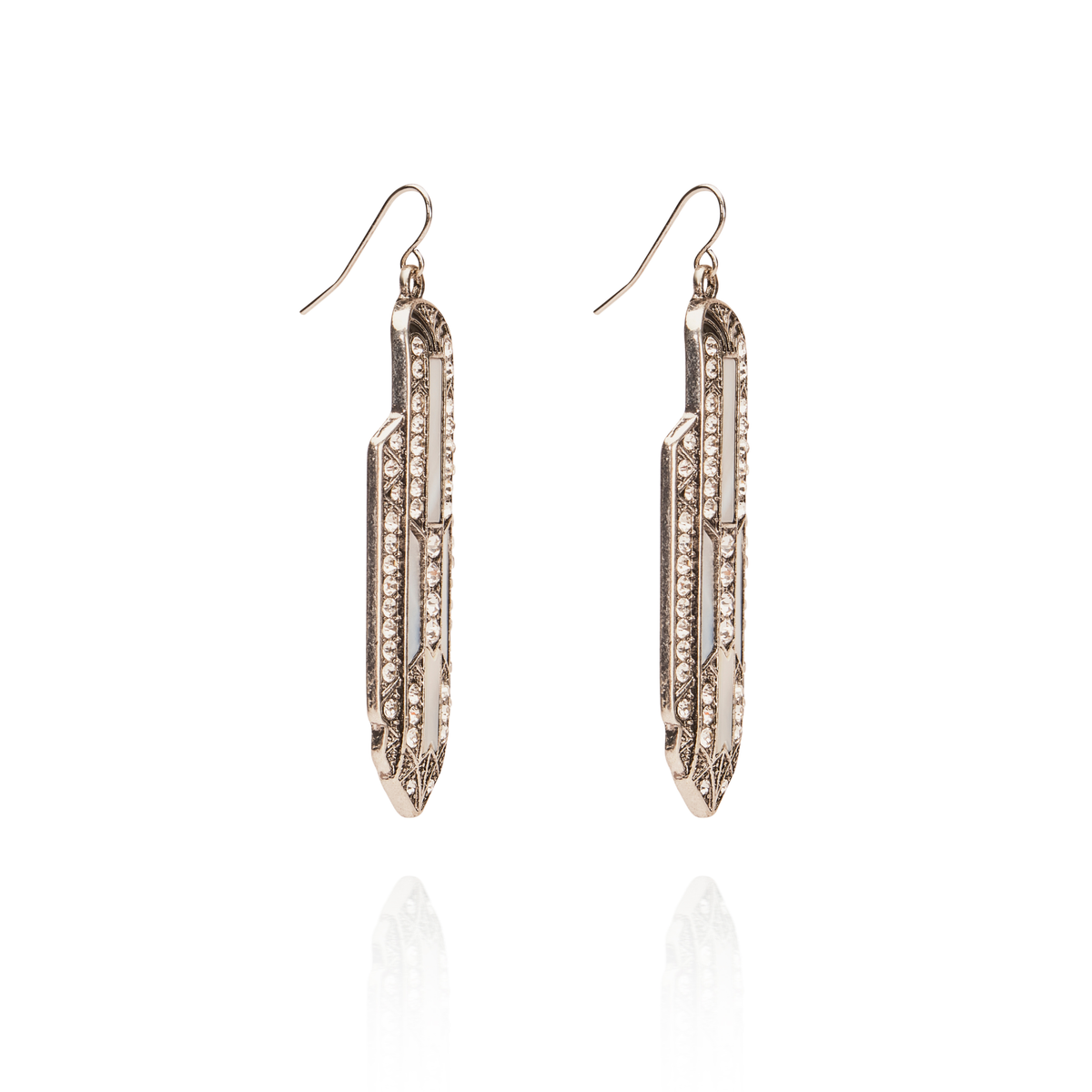 Art Deco Empire State Earrings by Lovett and Co.