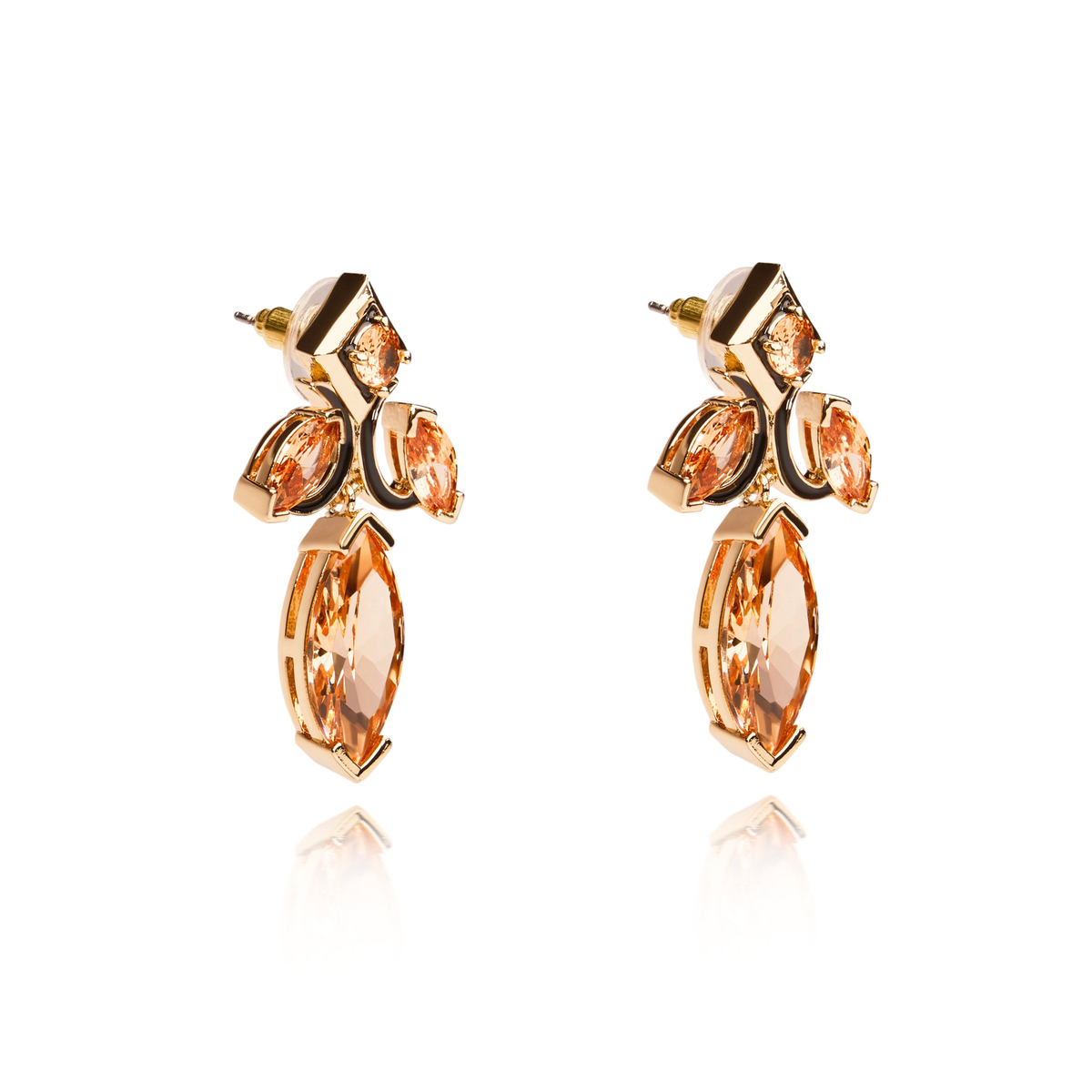 Old Sport Art Deco Earrings by Lovett and Co.