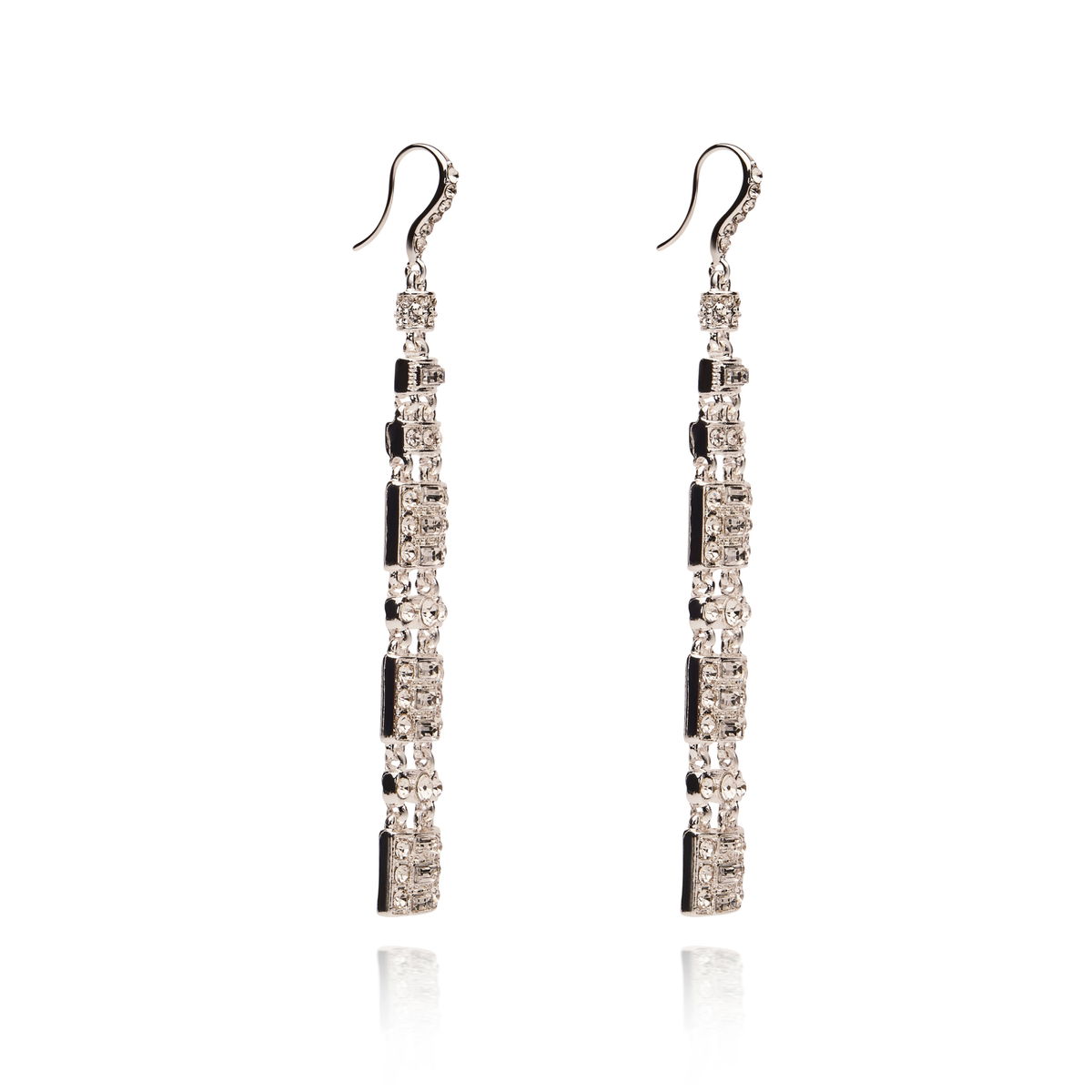 Crystal Empire State Drop Earrings by Lovett and Co.