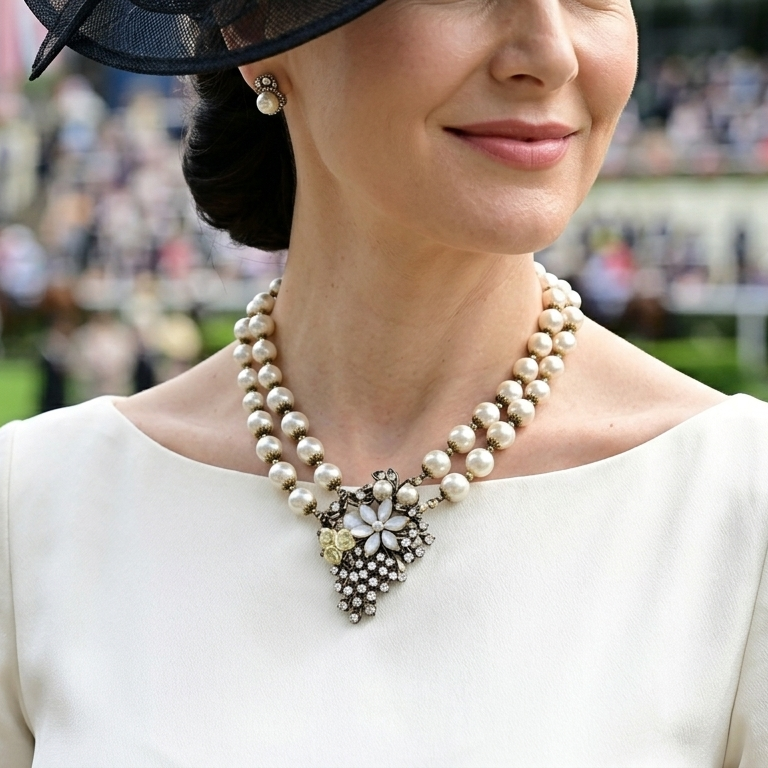 Miriam Haskell Pearl Necklace