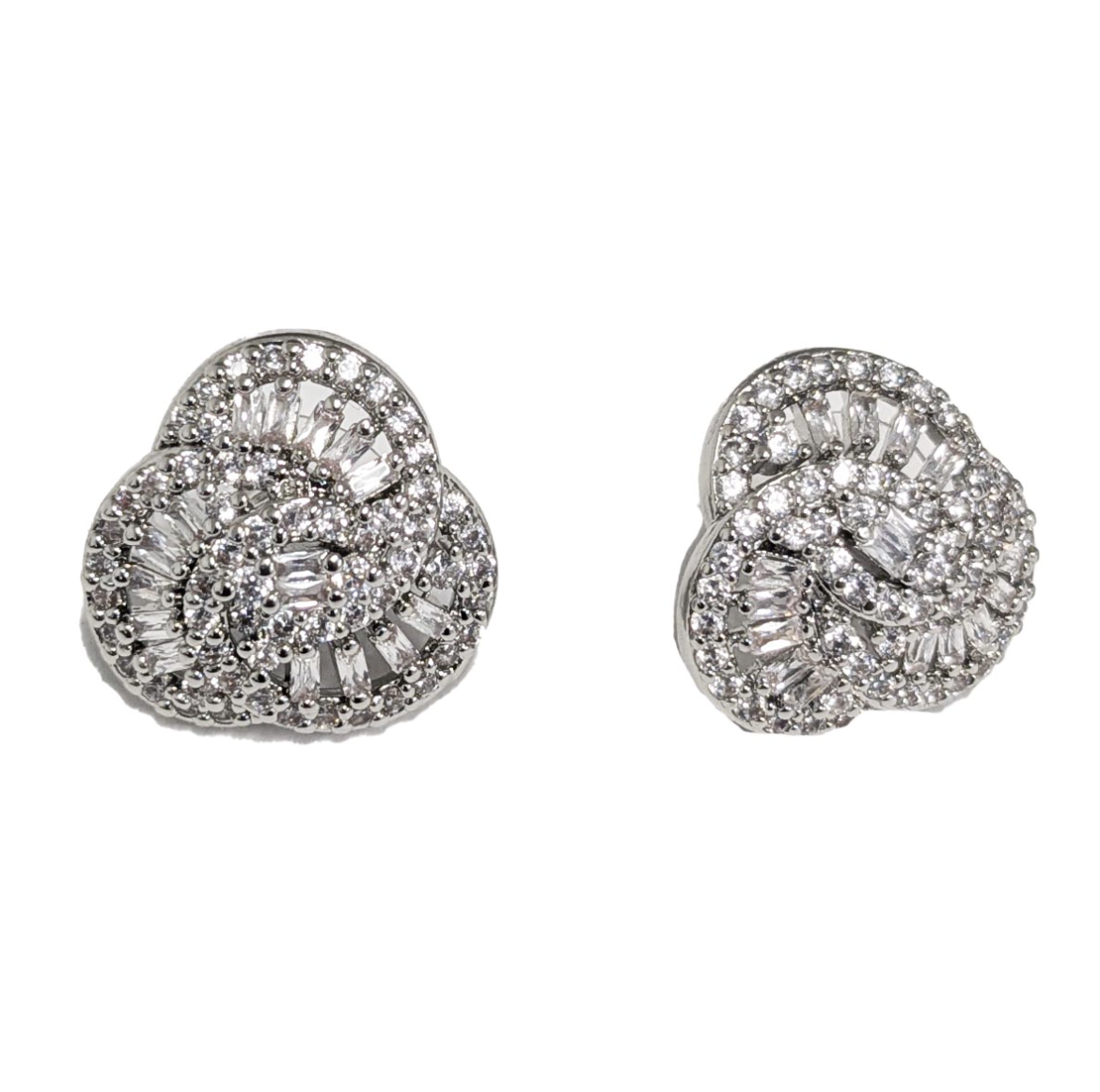 Grace Kelly Diamante Knot Earrings  Lovett & Co