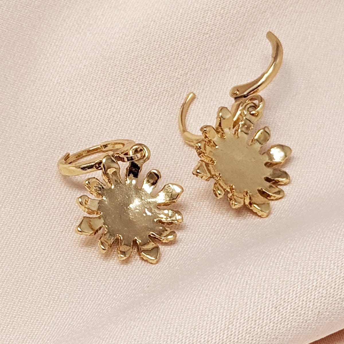 Sunflower 50s Hoop Earrings  Lovett & Co
