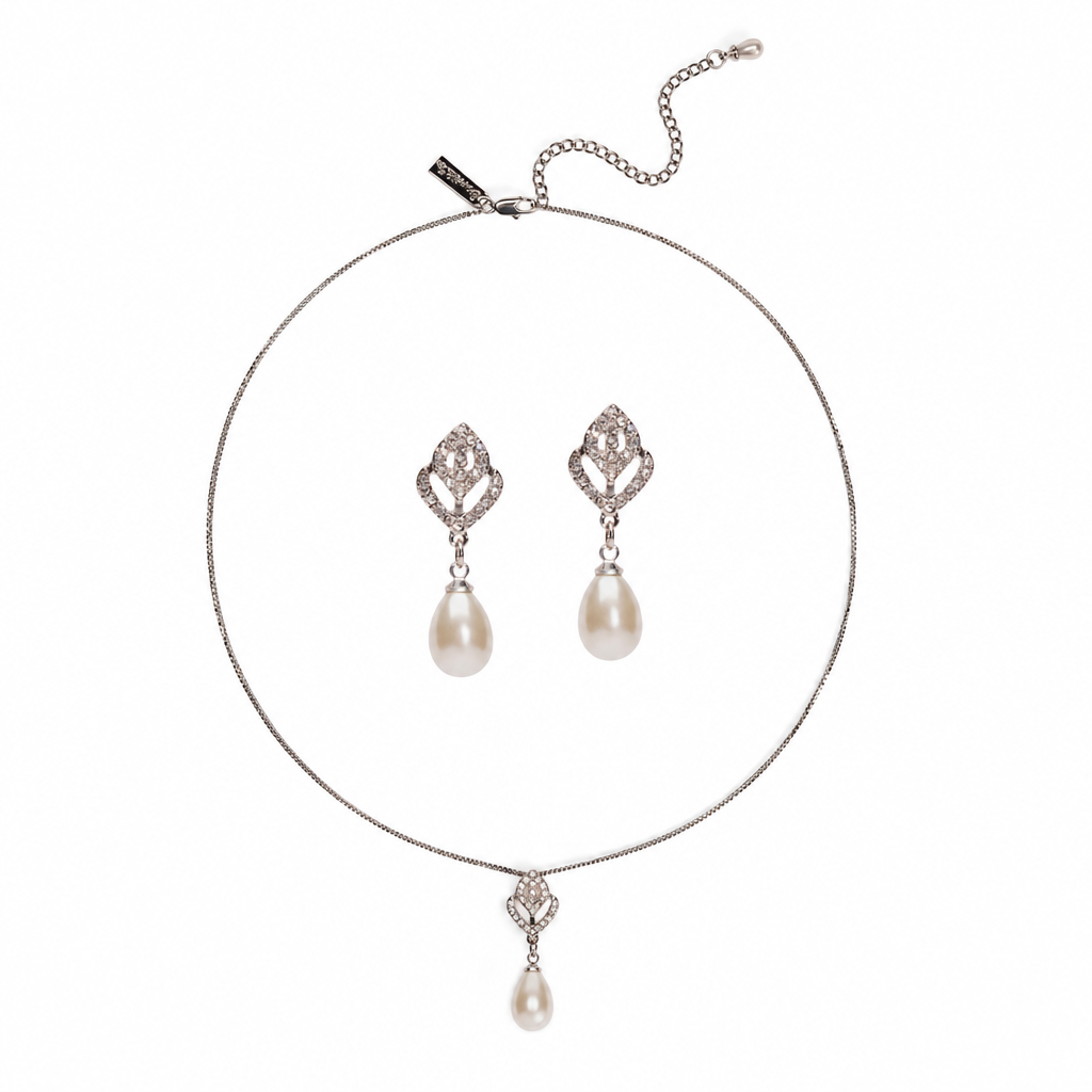 Earrings inside the necklace