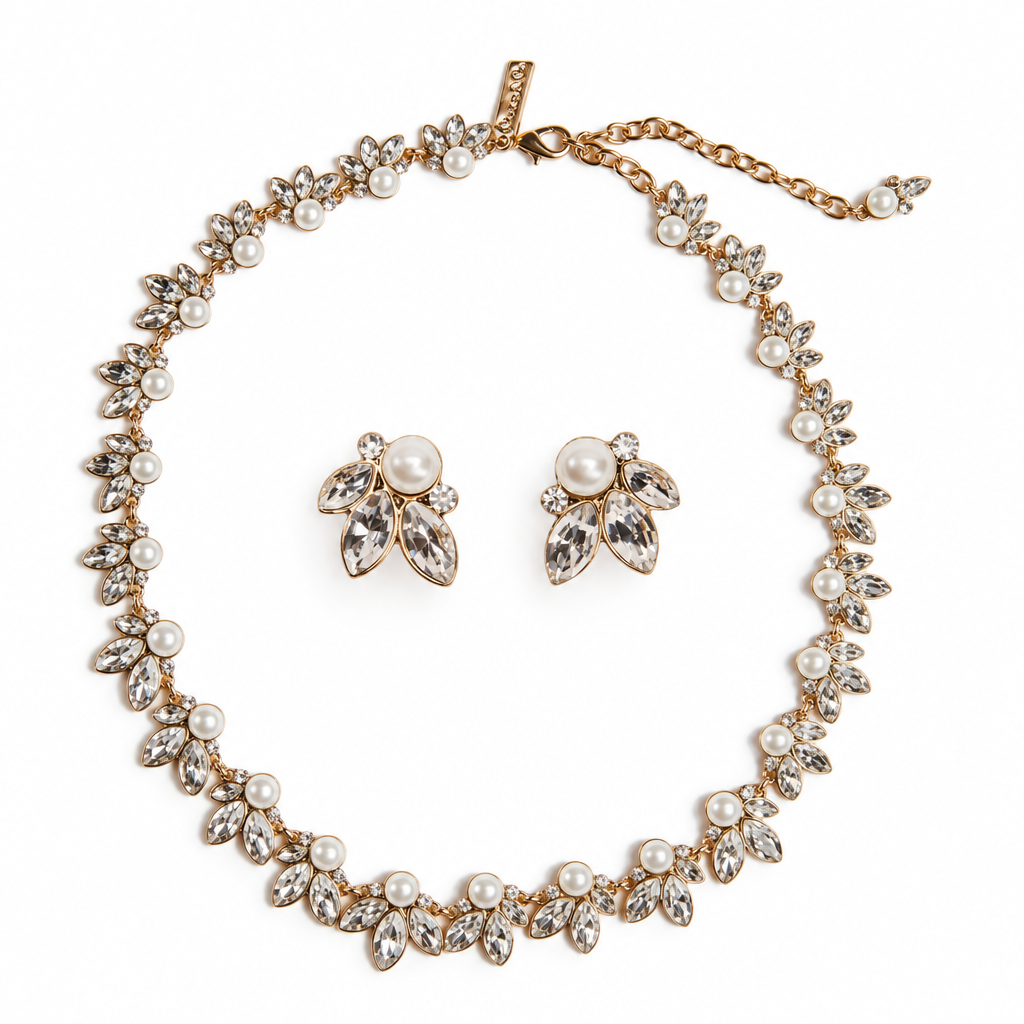 Earrings inside the necklace