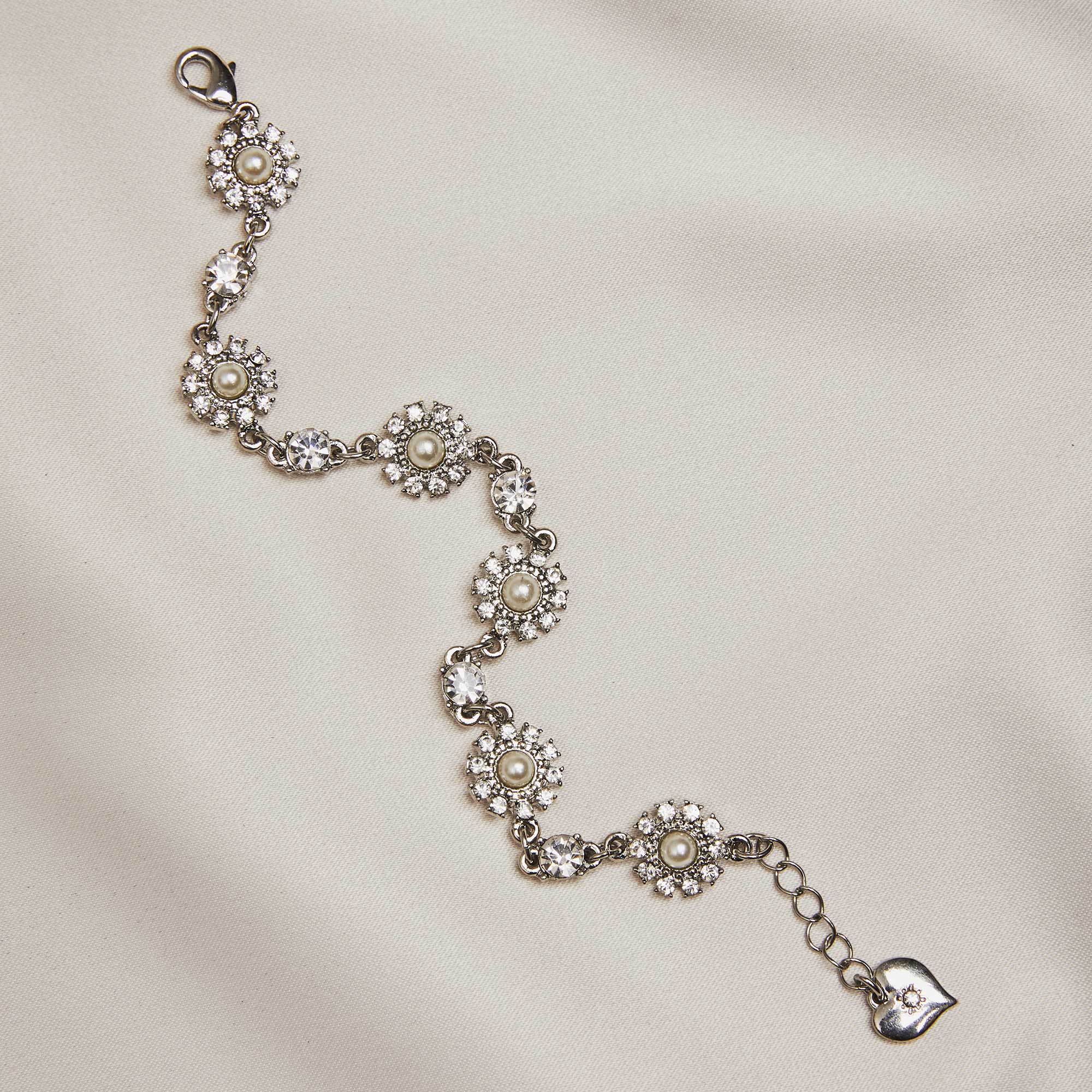 Grace Pearl Crystal Bracelet