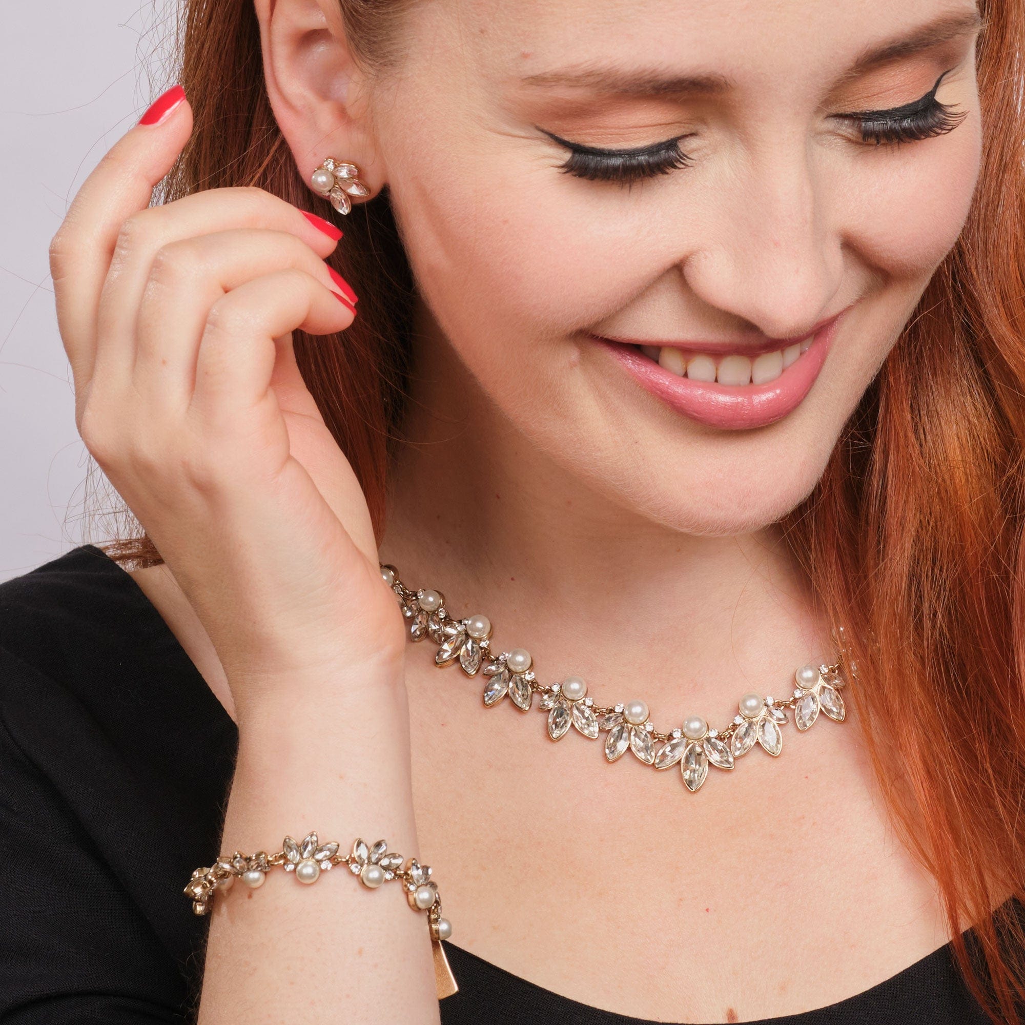 Leaf & Pearl Bracelet -Vintage Inspired Jewellery- lovett & Co