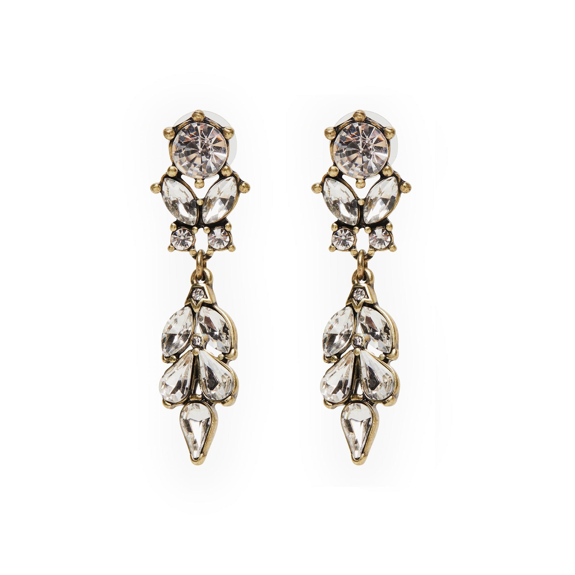 Antique crystal matching necklace earrings and bracelet gift set £12 gift box is free  Lovett & Co