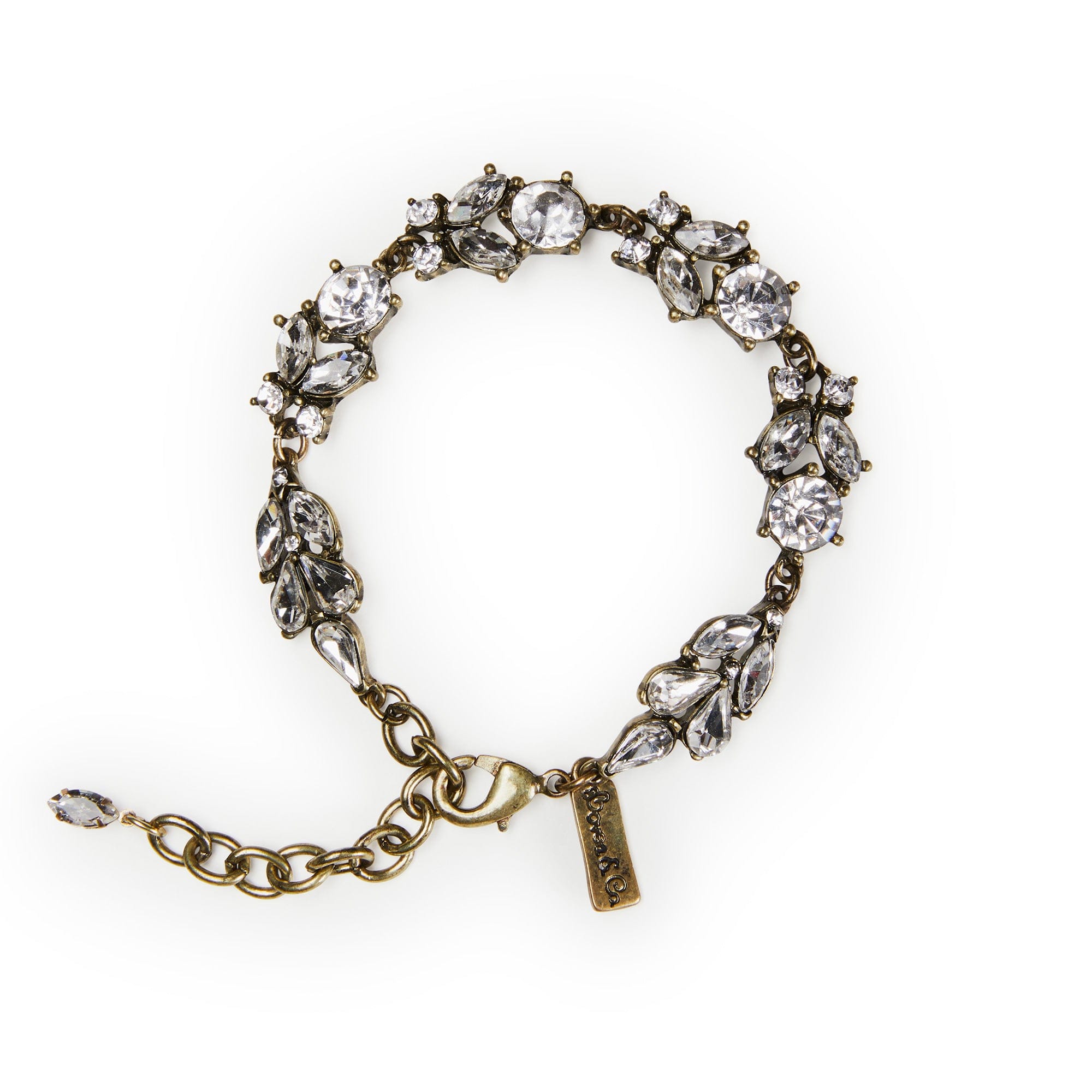 Antique crystal matching necklace earrings and bracelet gift set £12 gift box is free  Lovett & Co
