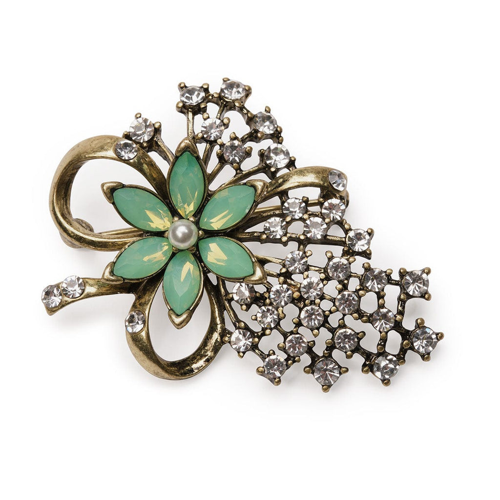 Miriam Haskell Brooch (Pacific Opal)