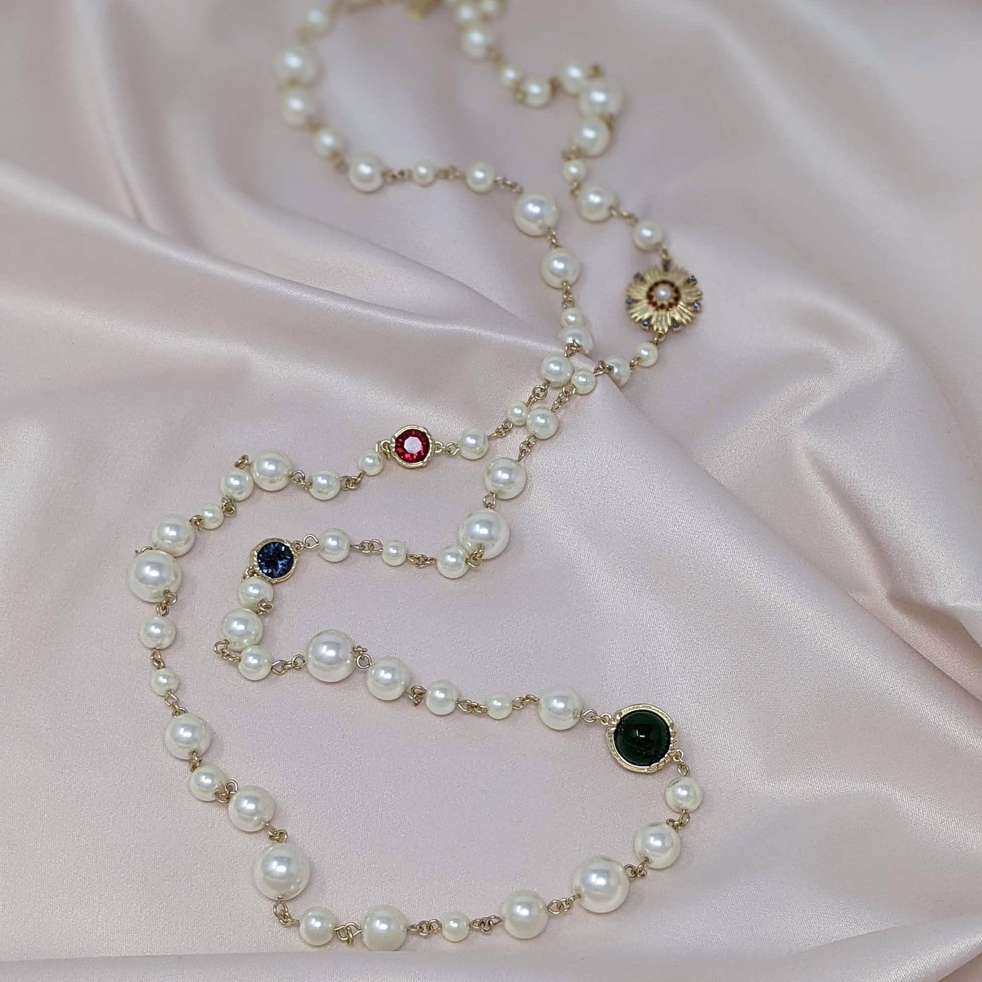 Cordelia Rope Necklace and Star Stud Earrings with FREE gift box