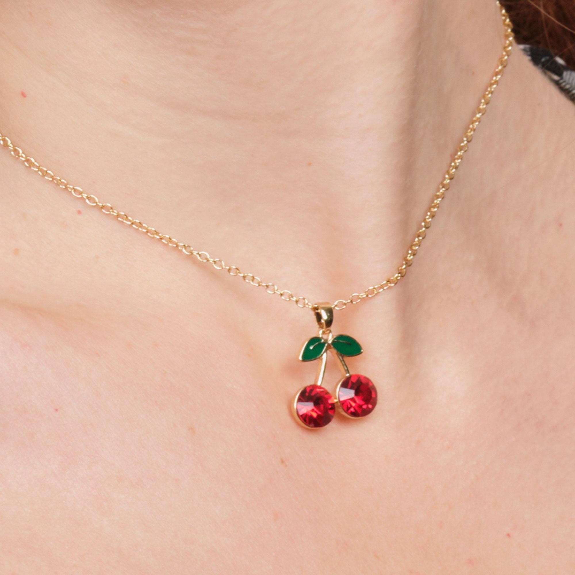 Cherry necklace  Lovett  Co