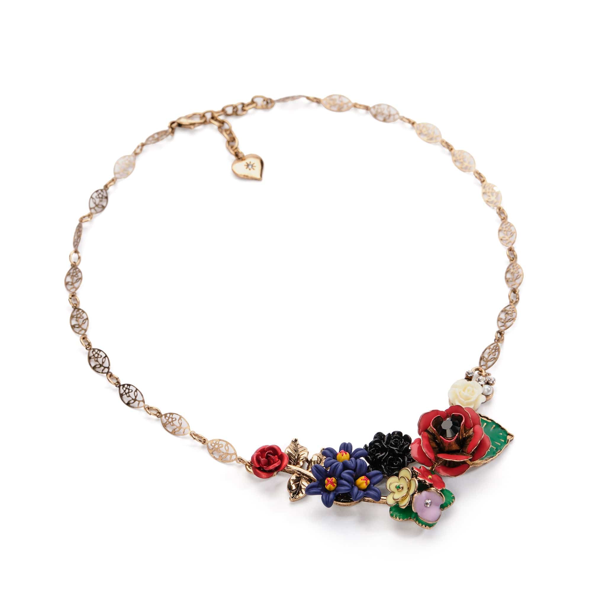 Frida Flower Necklace - Vintage Style Necklace