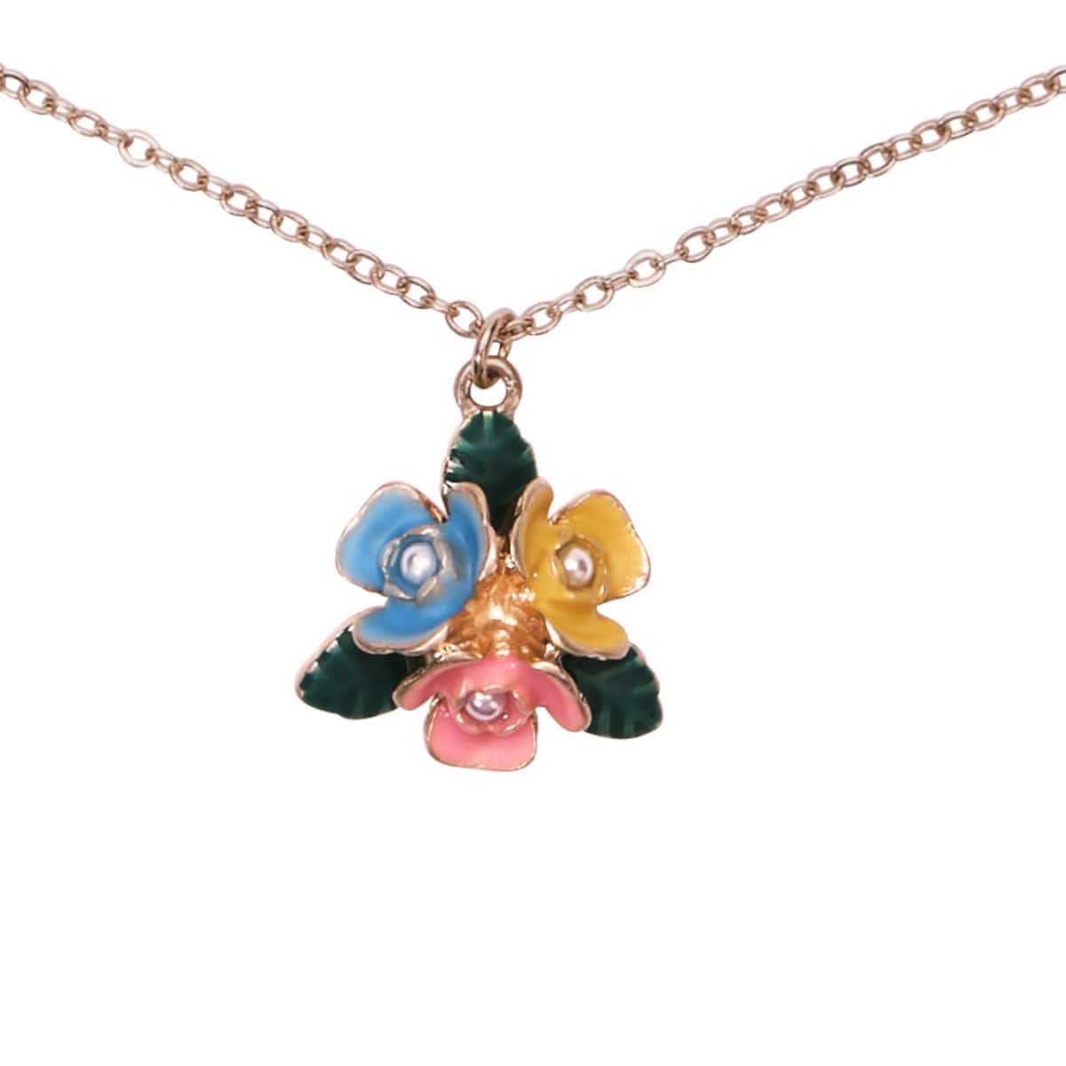 Vintage flower necklace  Lovett & Co