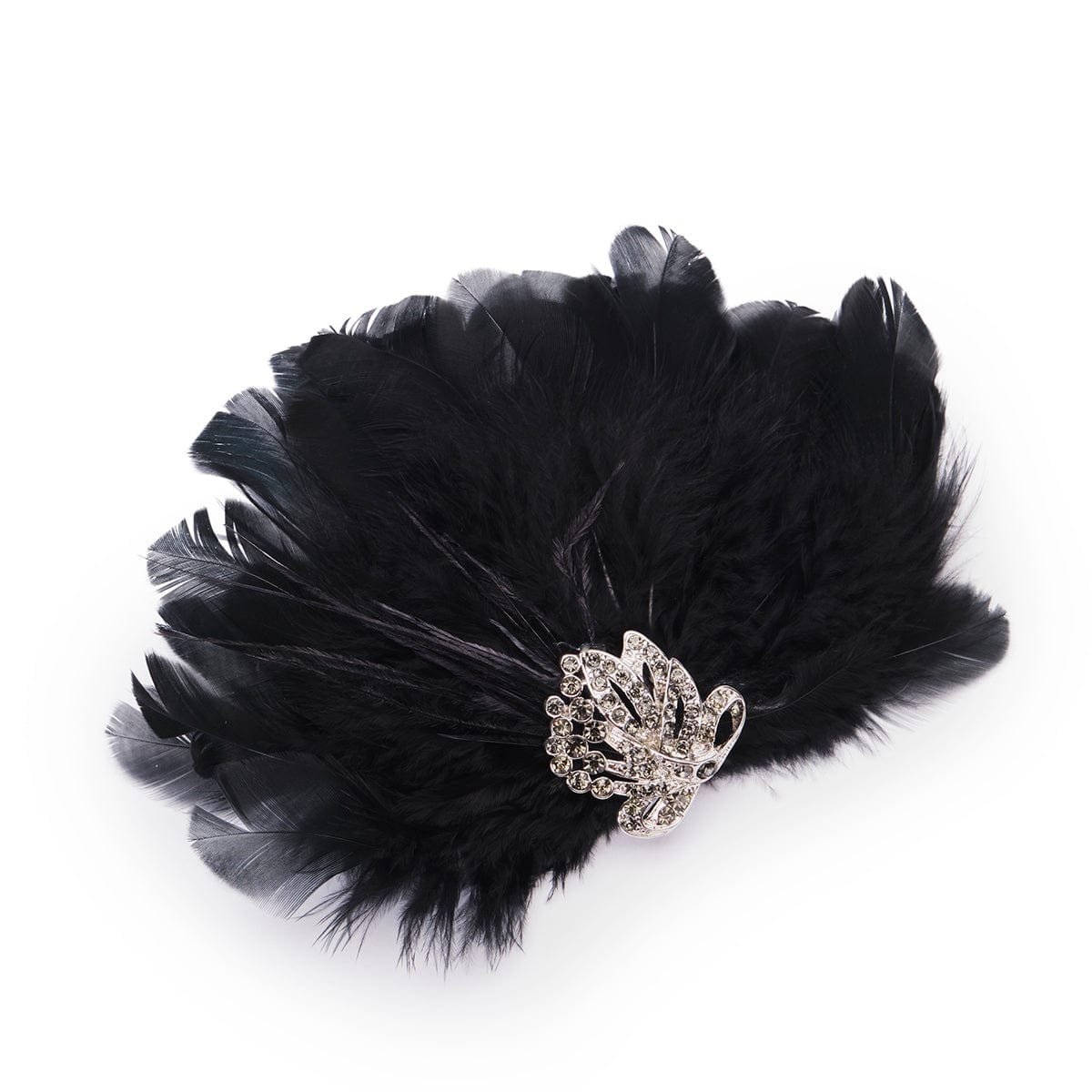 Feather Hair Clip flapper girl headpiece