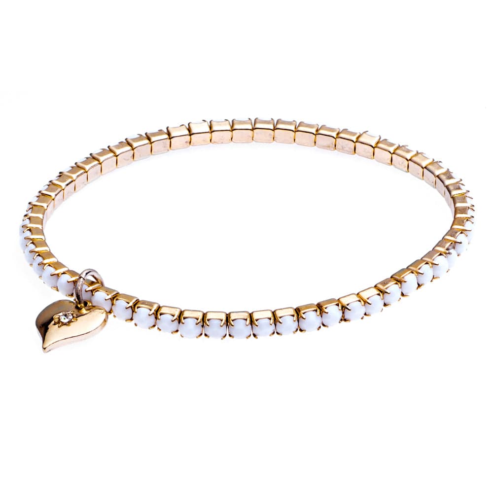 Diamante Stretch Bracelets (black diamond with gold plating)  Diamante Stretch Bracelet (black diamond with gold plating)