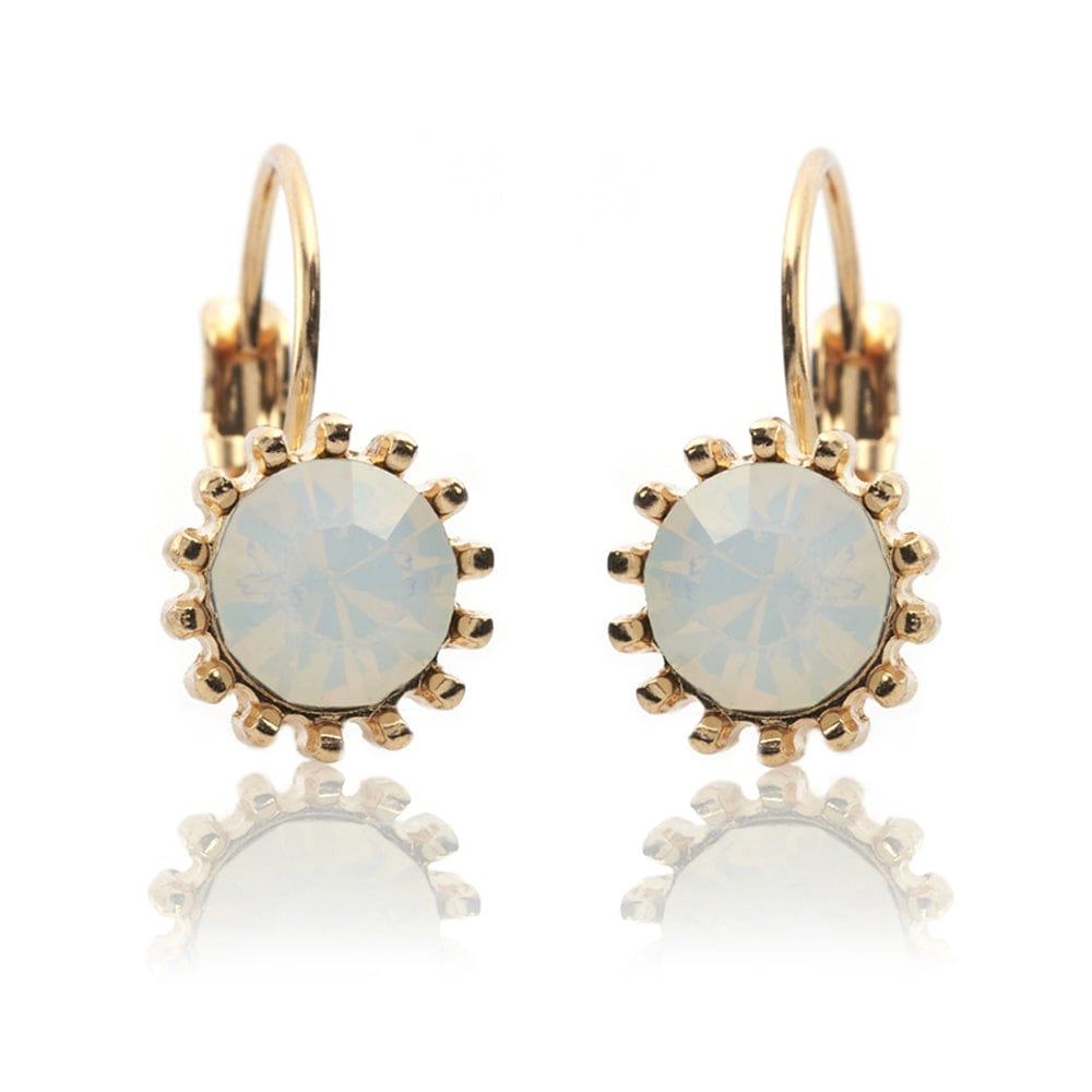 Vintage Swarovski Crystal Earrings: Lever back Crystal Drop Earrings